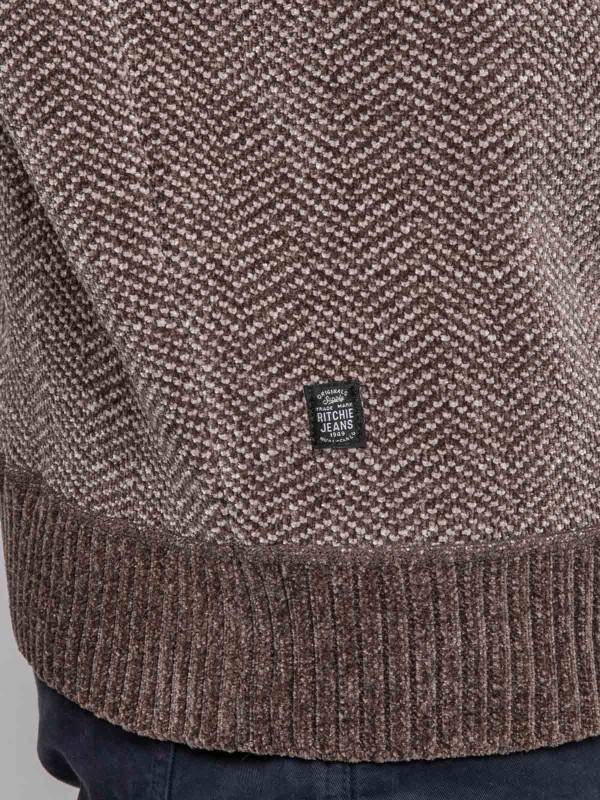 Pull col boutonné LITUDO -...