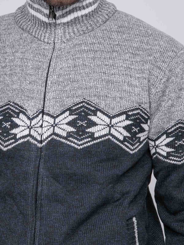 Gilet motif jacquard...