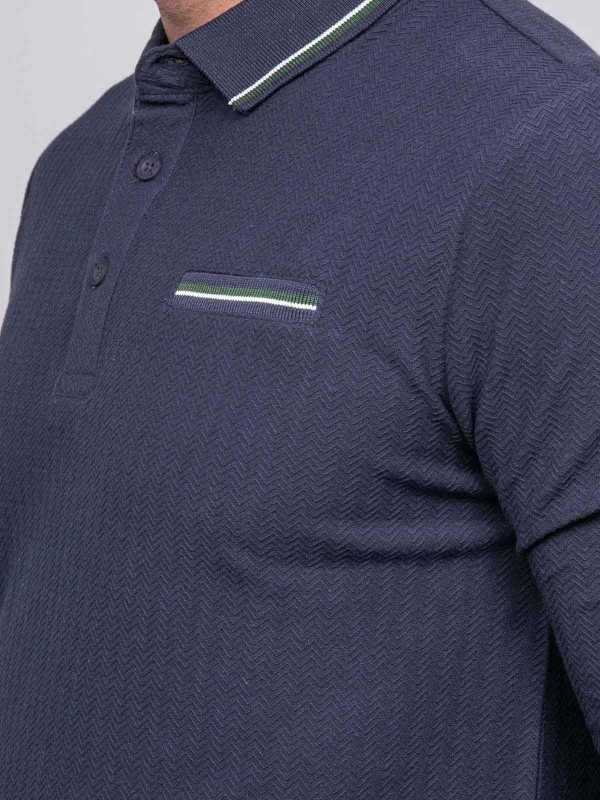 Polo maille heringbone...