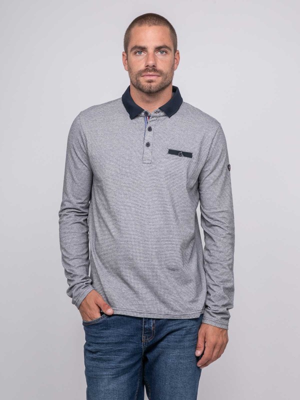 Polo maille jacquard...