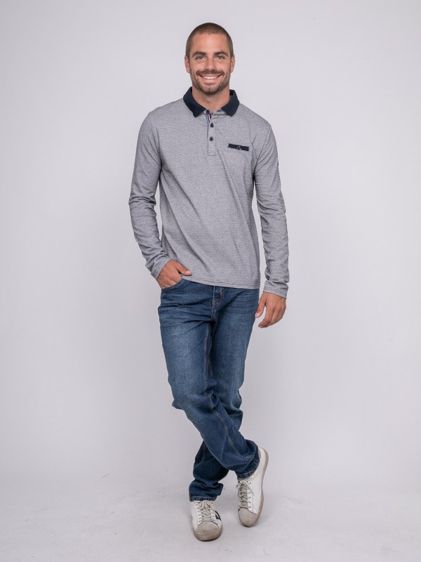 Polo maille jacquard...