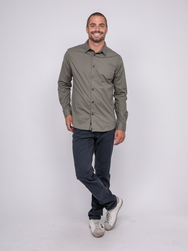 Chemise manches longues...