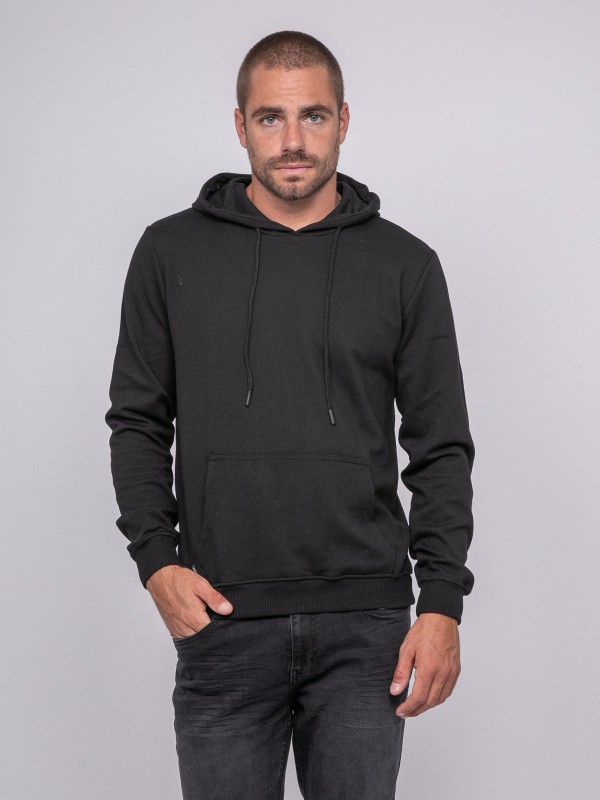 Sweat à capuche imprimé...