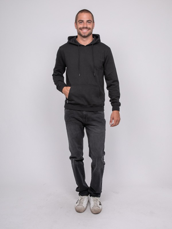 Sweat à capuche imprimé...