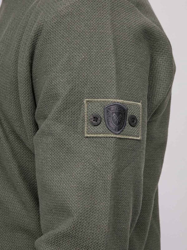 Sweat ras de cou WOUMEO - Kaki