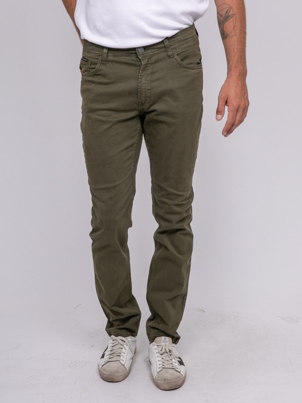 Pantalon chino VARKANE - Kaki