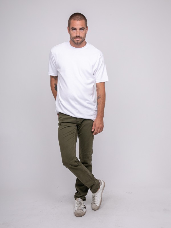 Pantalon chino VARKANE - Kaki