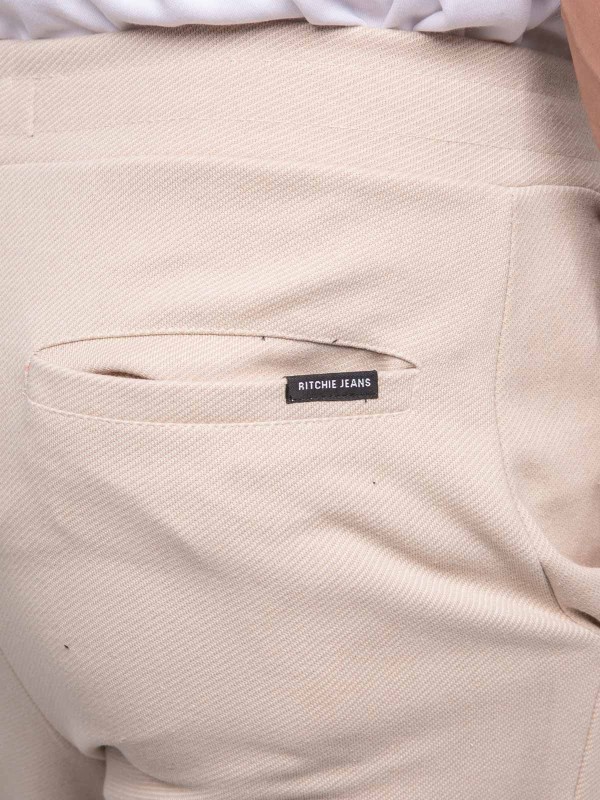 Pantalon maille sergé...