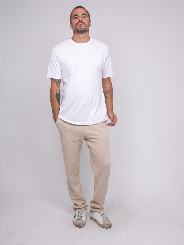 Pantalon maille sergé...