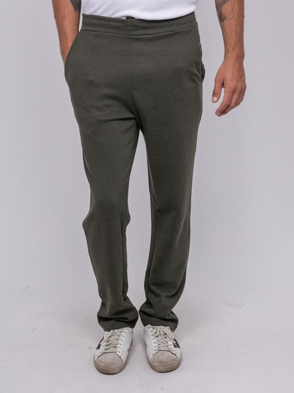 Pantalon maille sergé...