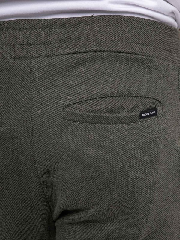 Pantalon maille sergé...
