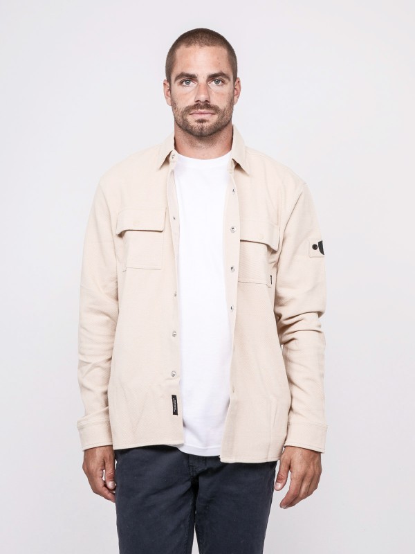 Veste coton ZOLIDOL - Ecru