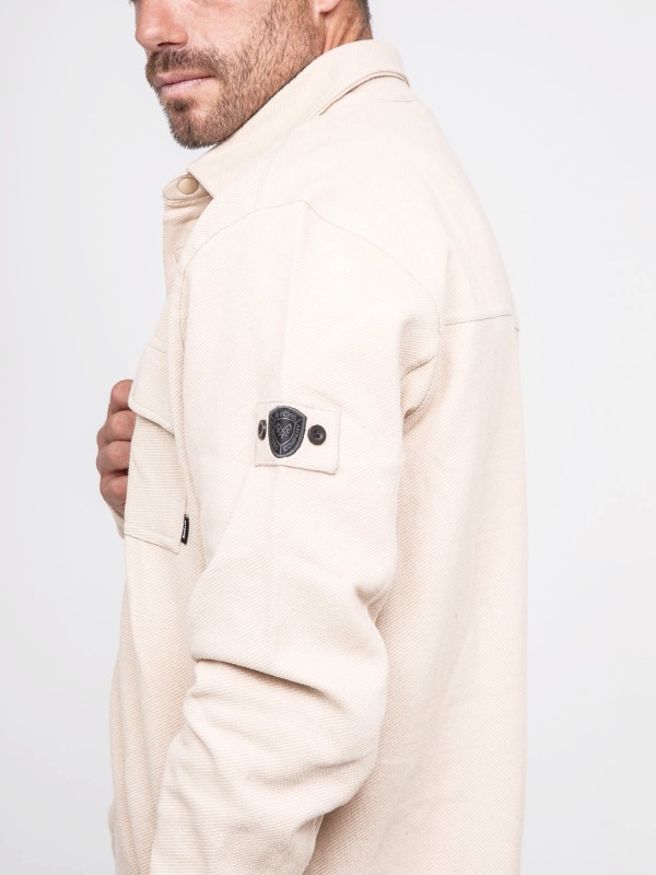 Veste coton ZOLIDOL - Ecru