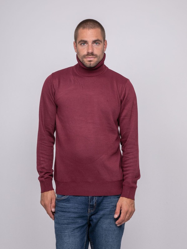 Pull col roulé LARLEQUIN -...
