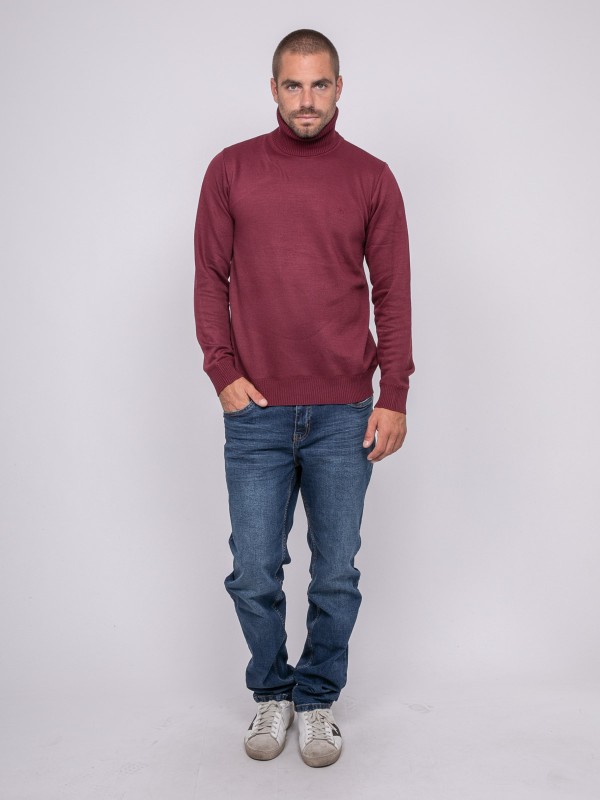 Pull col roulé LARLEQUIN -...