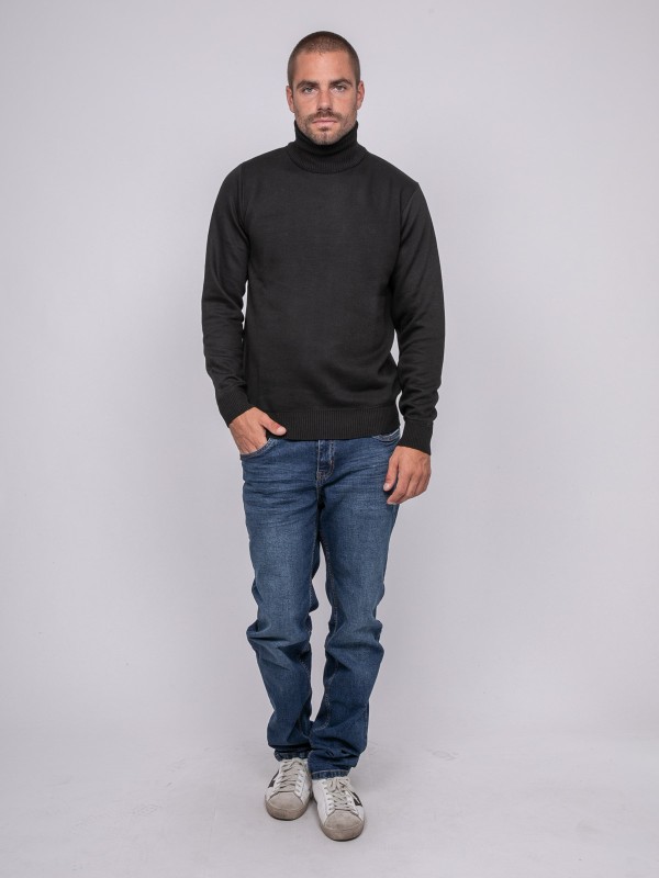 Pull col roulé LARLEQUIN -...