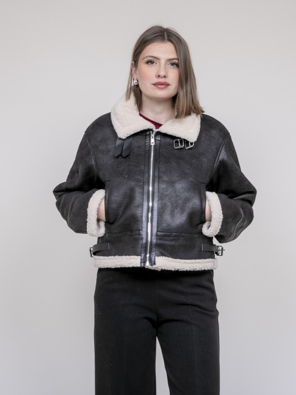 Blouson aviateur UDANE - Noir