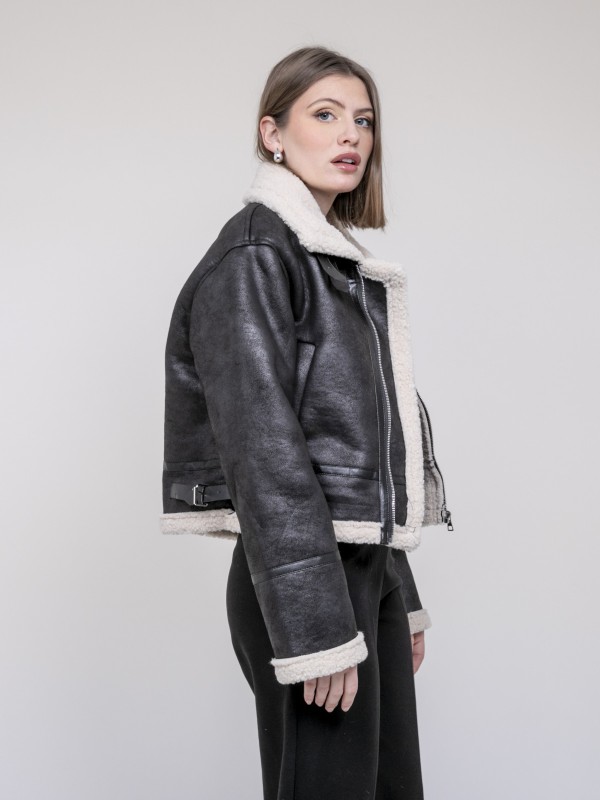 Blouson aviateur UDANE - Noir