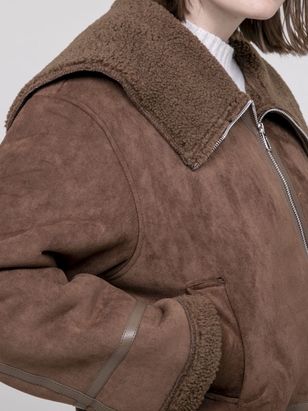 Veste aviateur double peaux...