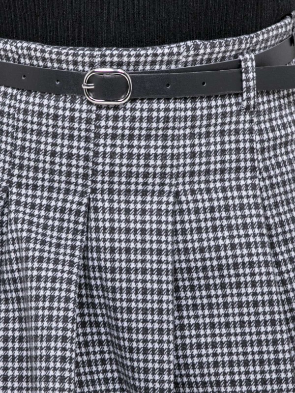 Jupe-short plissée à...