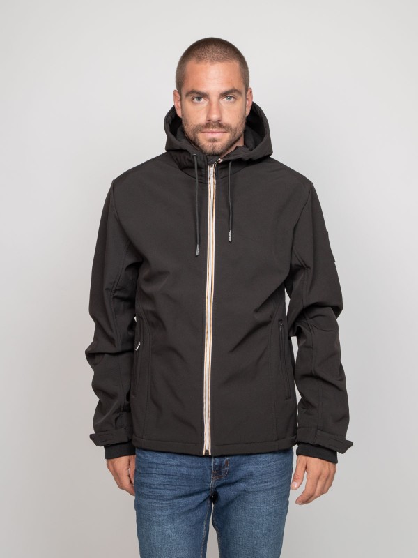 Blouson capuche ZOSHELL - Noir