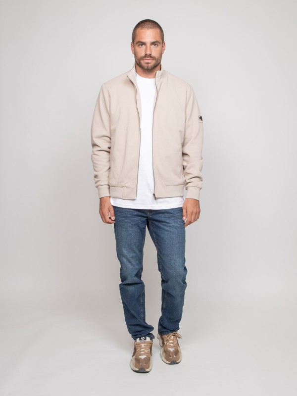 Gilet zippé ZOLAGANE - Beige