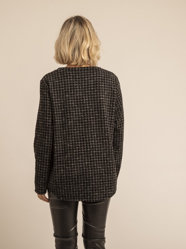 Top col rond à carreaux...