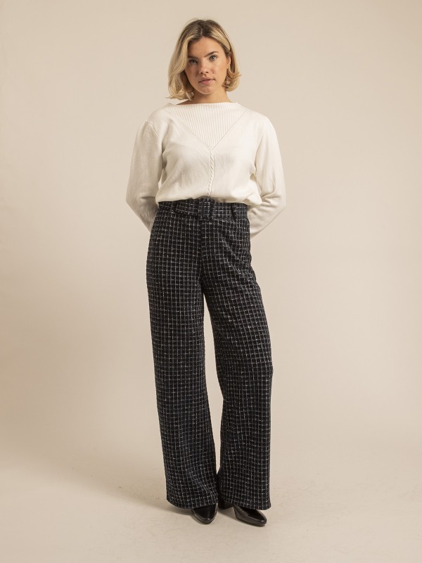 Pantalon carreaux ESSILA -...