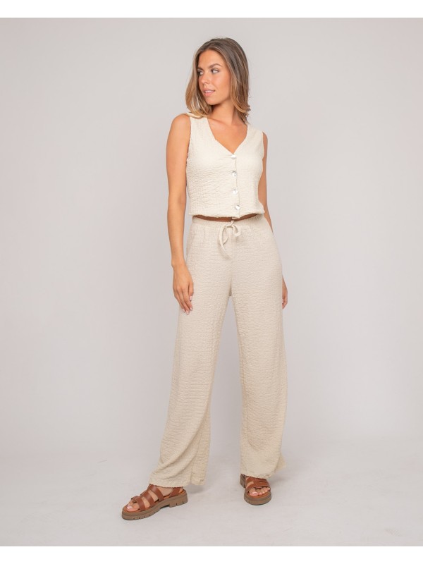 Pantalon fluide ELAIA - Ecru