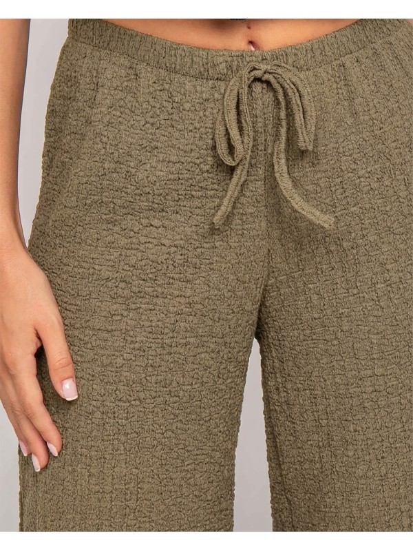 Pantalon fluide ELAIA - Kaki