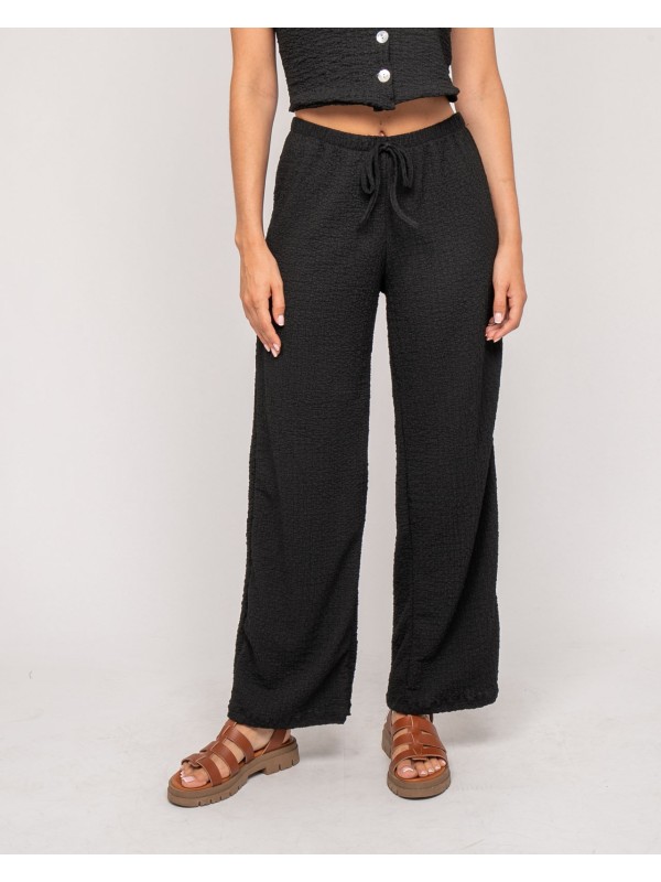Pantalon fluide ELAIA - Negro