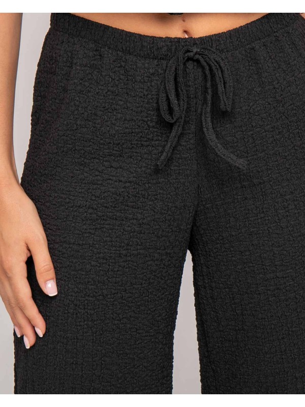 Pantalon fluide ELAIA - Negro