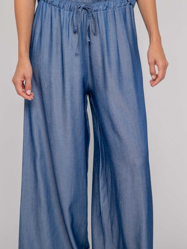 Pantalon fluide EMROSE - Azul
