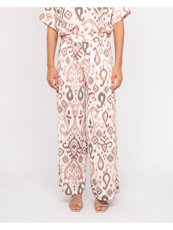 Pantalon fluide motifs...