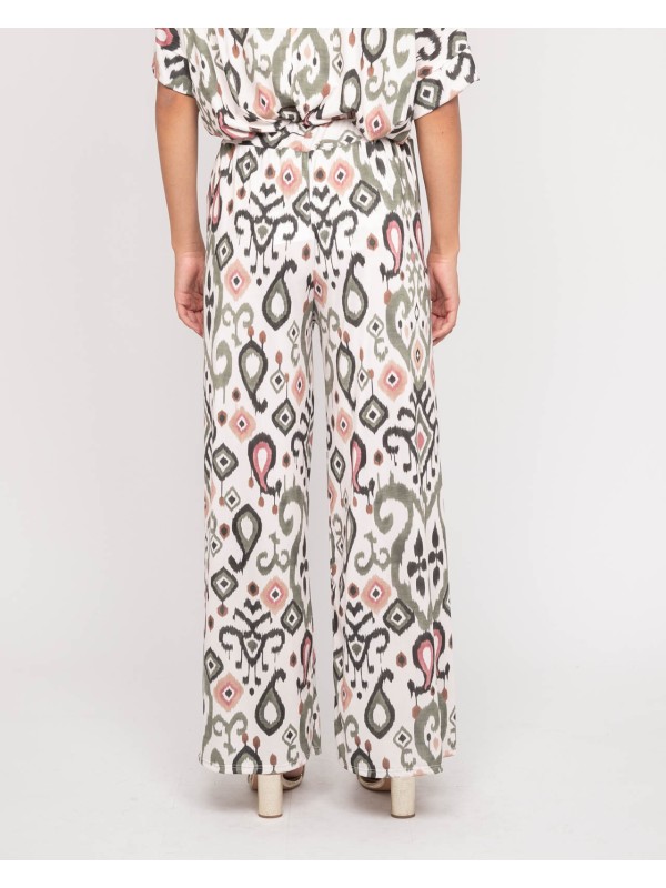 Pantalon fluide motifs...