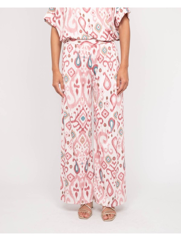 Pantalon fluide motifs...