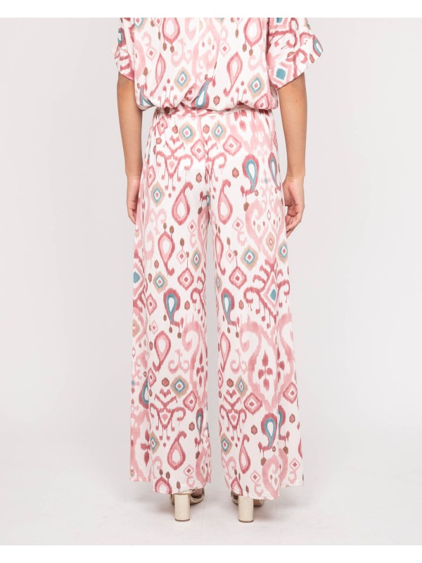 Pantalon fluide motifs...