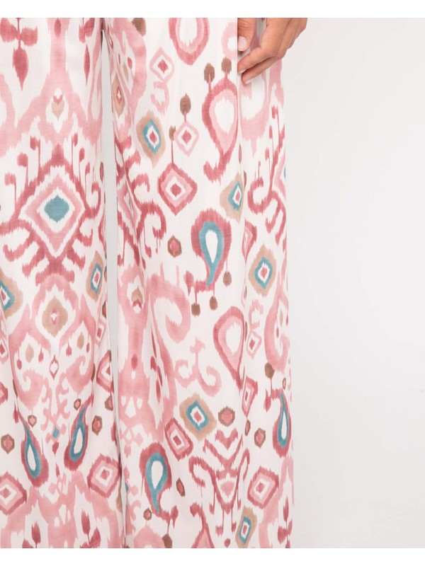 Pantalon fluide motifs...