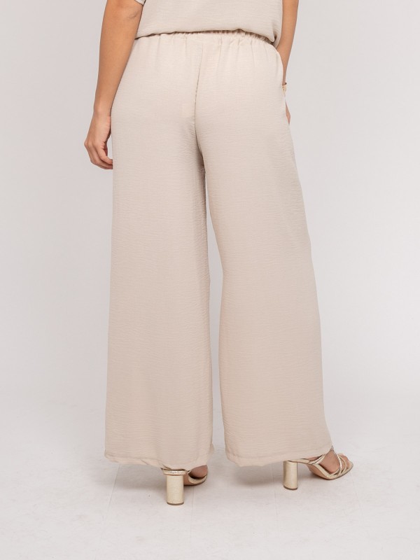 Pantalon fluide ERELL - Beige