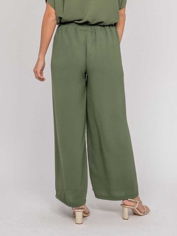 Pantalon fluide ERELL - Kaki