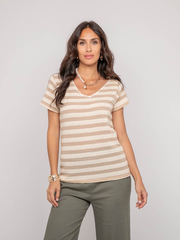 T-shirt manches courtes...