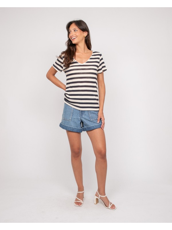 T-shirt manches courtes...