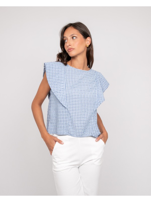 Top sans manches motif...