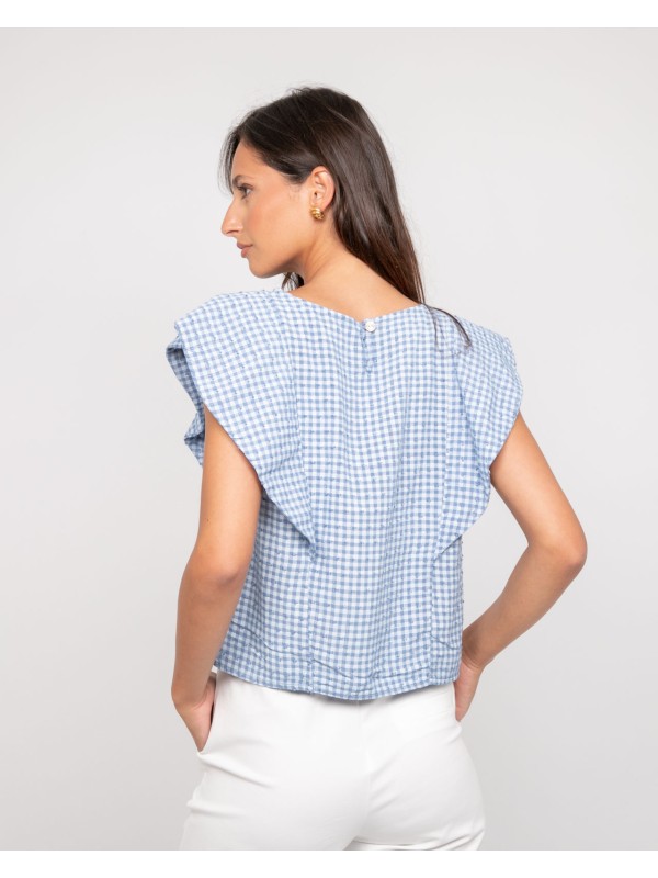 Top sans manches motif...