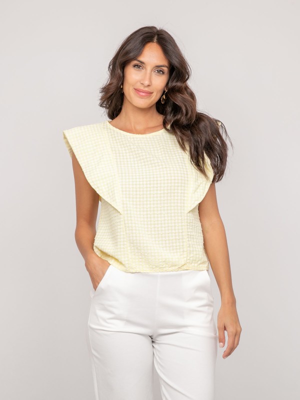 Top sans manches motif...