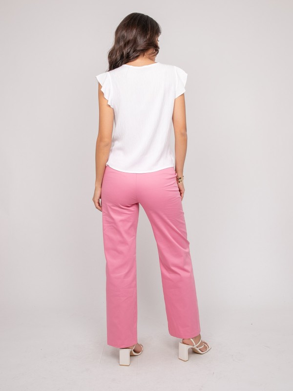 Top manches courtes volants...