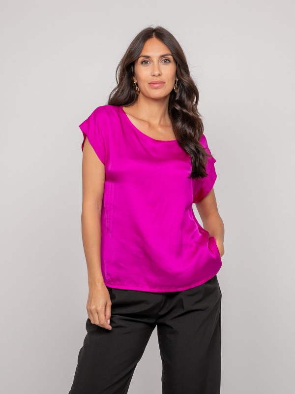 Top effet satin FRIDOLE -...
