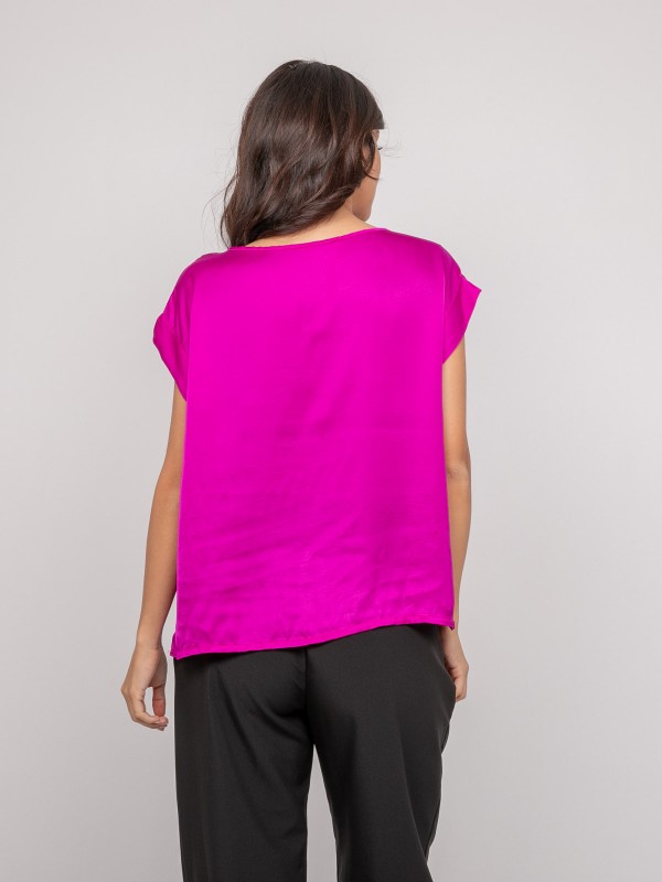 Top effet satin FRIDOLE -...