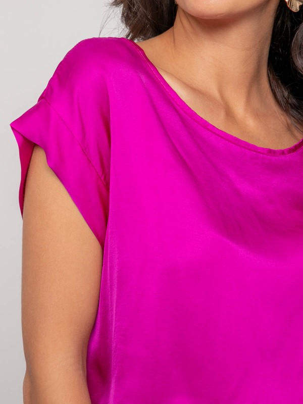 Top effet satin FRIDOLE -...