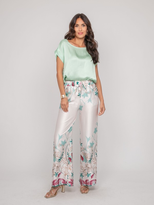 Top effet satin FRIDOLE -...